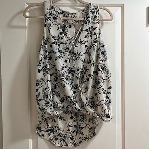 LUSH sheer flowy tank top